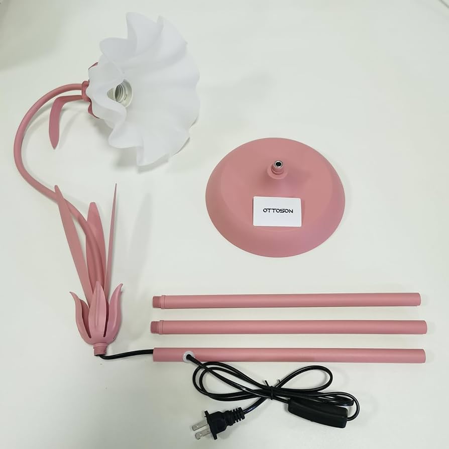 フロアスタンド ピンク Amazon.co.jp : モダンな花の形のフロアランプ、マカロンピンク1